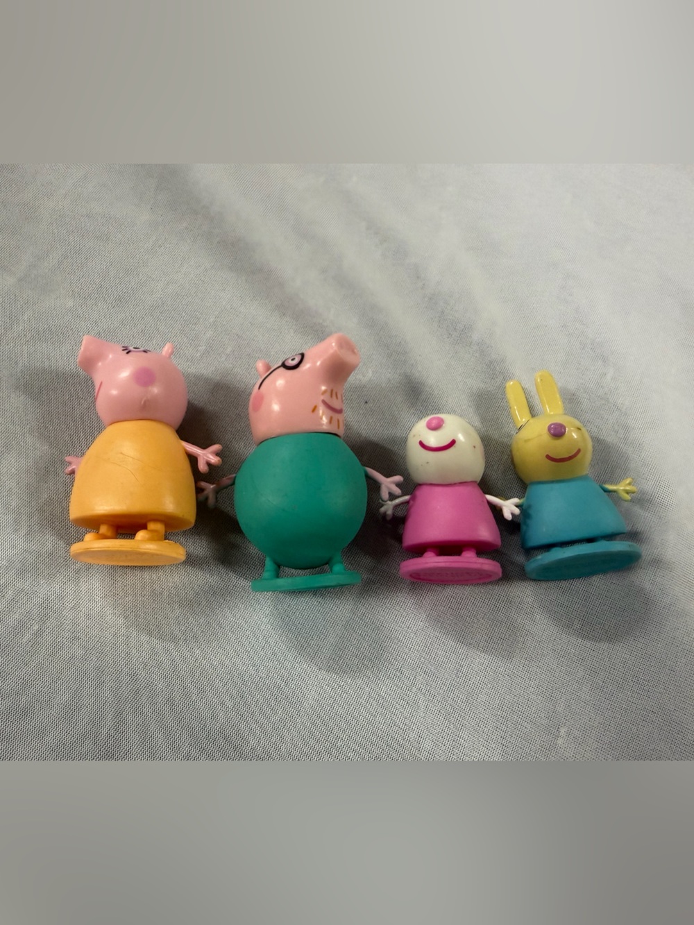 Peppa pig ABD 2003 figure cake topper lot of 4